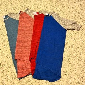 Bundle of 4 LuLaRoe Irma XXS. Worn once or not at all.